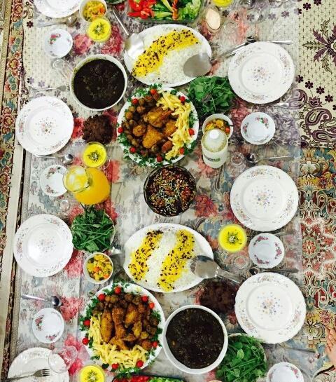 دانلود عکس سفره های افطاری