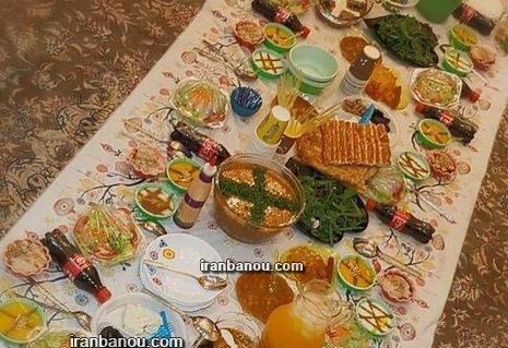 دانلود عکس سفره های افطاری