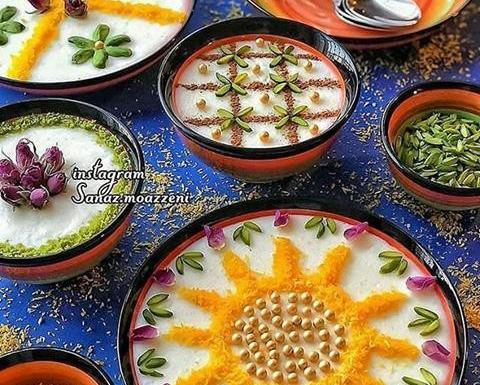 عکس تزیین سفره افطاری