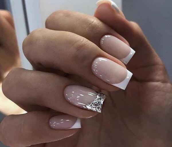 عکس مدل ناخن عروس ساده