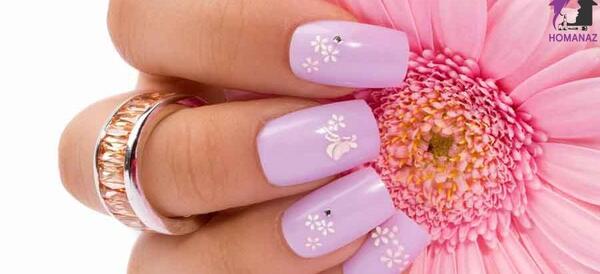 عکس مدل طراحی ناخن ساده و شیک