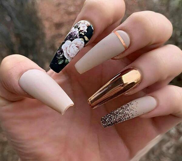 عکس طراحی ناخن ظریف
