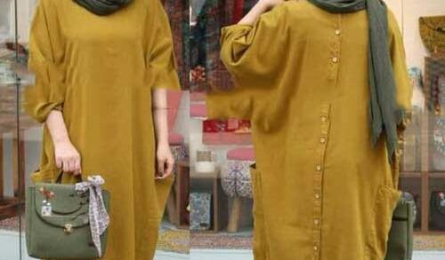 عکس مانتو مجلسی جلو بسته