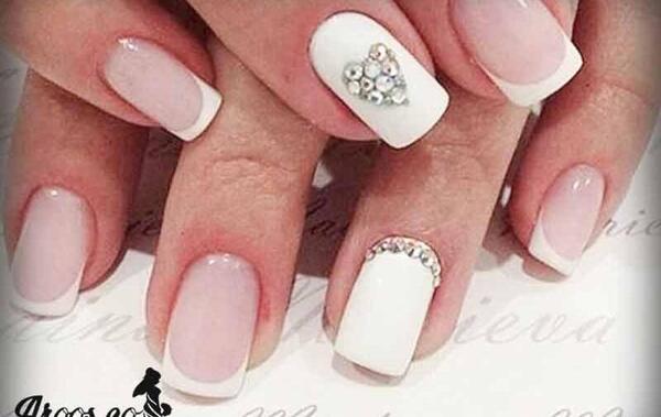 عکس مدل طراحی فرنچ ناخن جدید