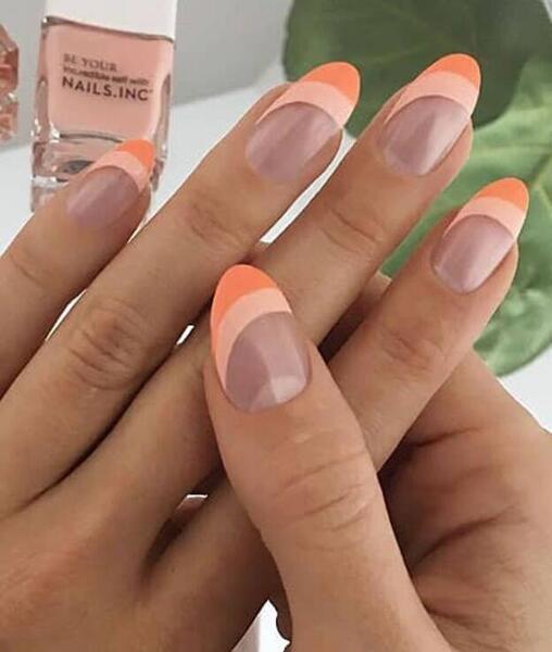 عکس طرح ناخن یاسی دخترانه
