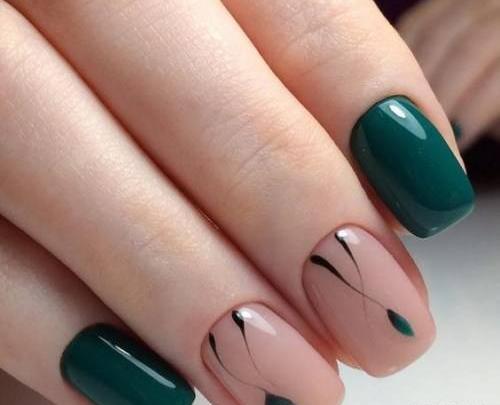 عکس طرح ناخن یاسی دخترانه