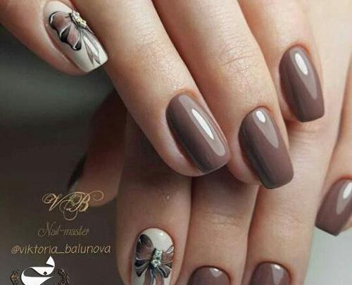 عکس طرح ناخن زرشکی