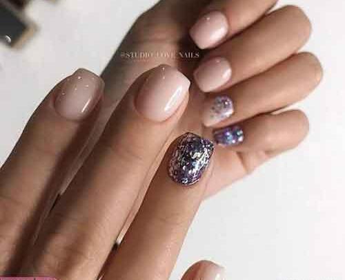 عکس طرح ناخن ساده و شیک دخترانه