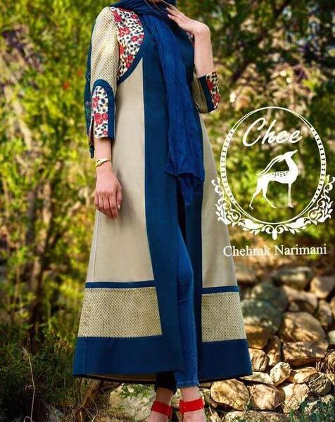 عکس مانتو تابستانی جلو بسته