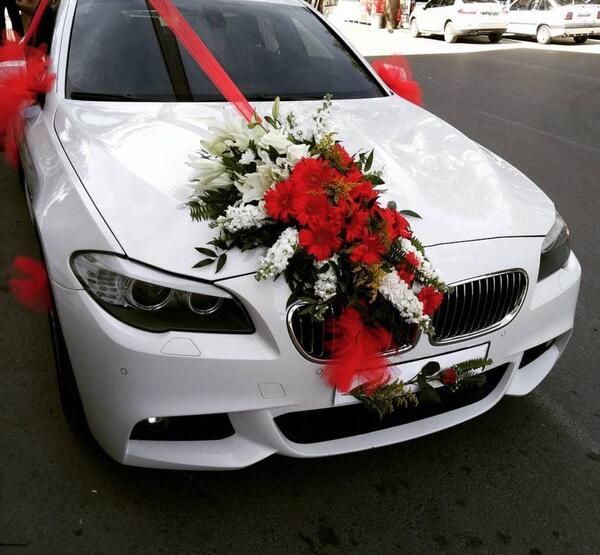 عکس بی ام و ماشین عروس