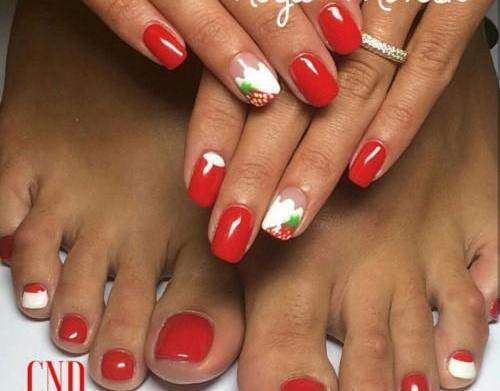 عکس مدل های ژلیش ناخن پا