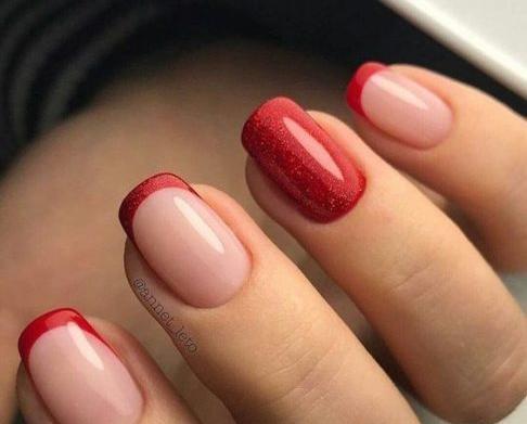 عکس مدل ناخن ساده شب یلدا