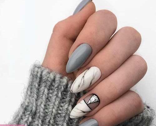 عکس مدل ناخن کاشت ساده و شیک