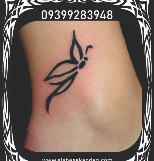 عکس طرح تاتو بدن نوشته
