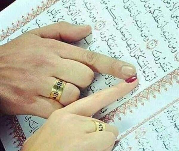 عکس دست نامزد ها