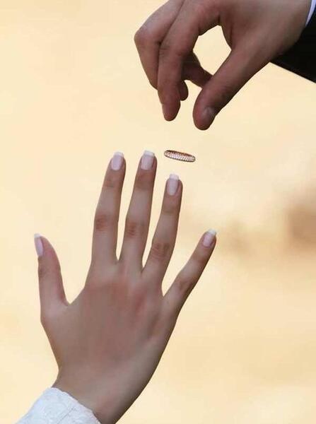 عکس دست نامزد ها