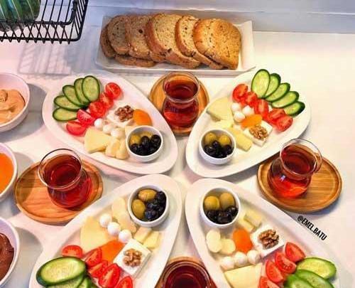 عکس سفره مهمانی افطار