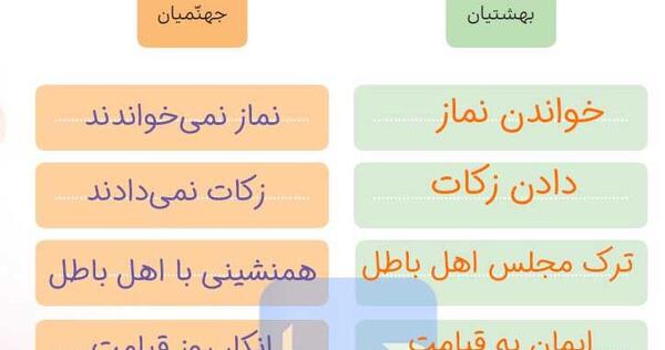 عکس جهنمیان و بهشتیان