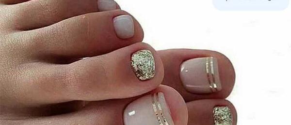 عکس طرح ناخن ژلیش ساده