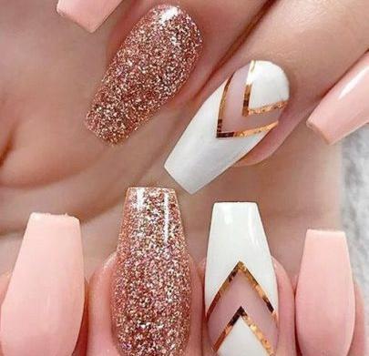 عکس طرح ناخن ژلیش ساده