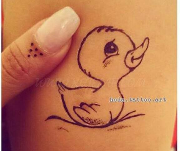 عکس مدل تاتو حنا ساده
