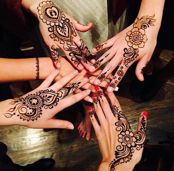 عکس مدل تاتو حنا ساده