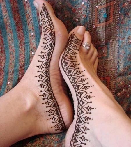 عکس مدل تاتو حنا ساده