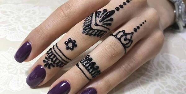 عکس مدل تاتو حنا ساده
