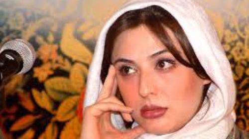 عکس نیوشا ضیغمی قبل از عمل جراحی بینی