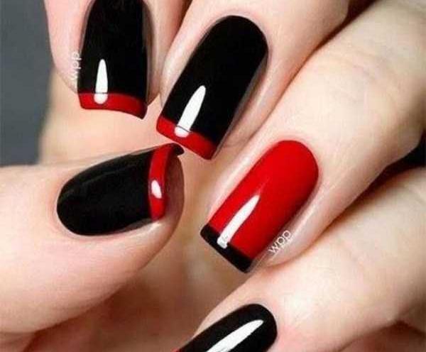 عکس مدل رنگ ناخن کوتاه