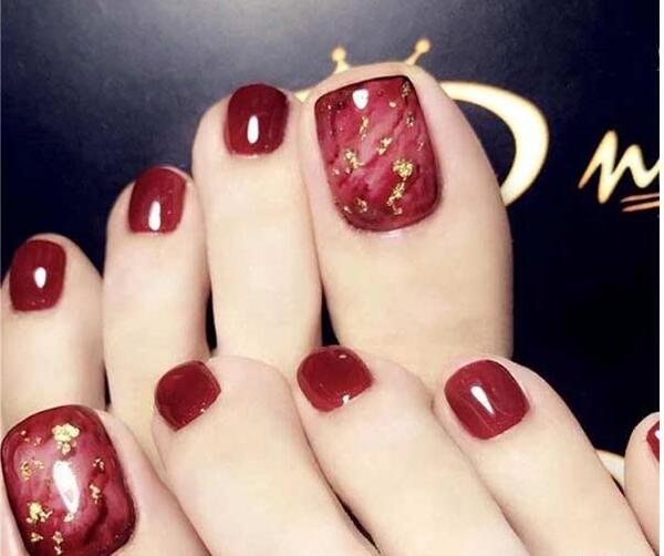 عکس مدل لاک ناخن پا