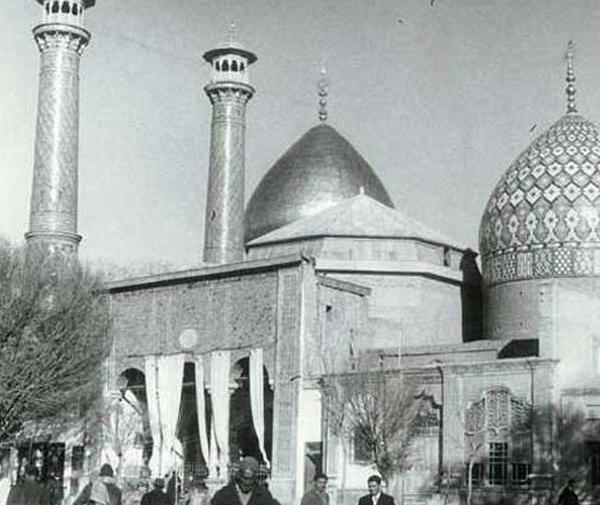 عکس قدیمی قبر ناصرالدین شاه