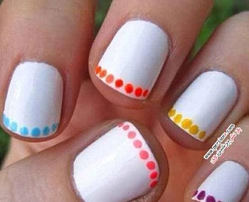 عکس مدل ناخن ساده با لاک