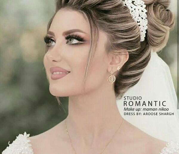 عکس مدل مو عروس در اینستا