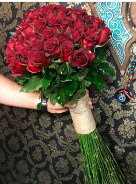 عکس گل رز ابی هلندی