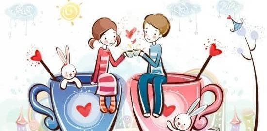عکس عاشقانه نقاشی دونفره