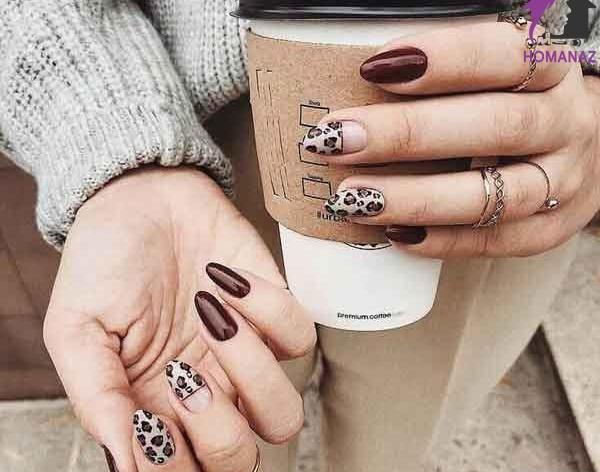 عکس مدل ناخن فرنچ طرح دار