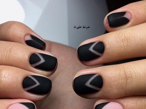 عکس طرح ناخن ژورنالی