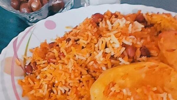 عکس لوبیا پلو