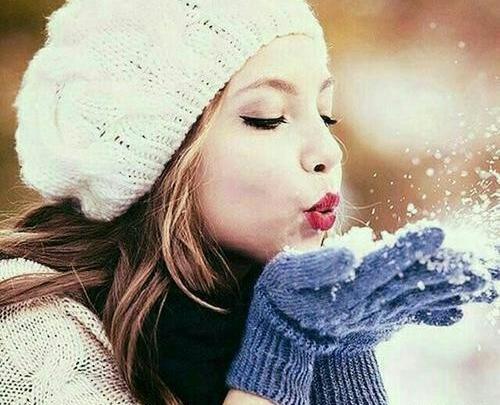 عکس فیک دخترونه در برف