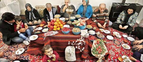 عکس کرونا و شب یلدا