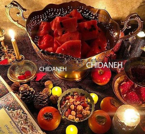 عکس کرونا و شب یلدا