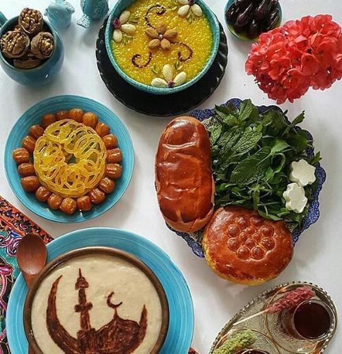 عکس های سفره افطار ماه رمضان