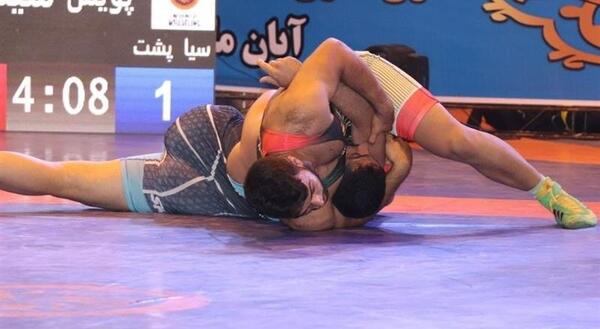 عکس امین طاهری کشتی گیر