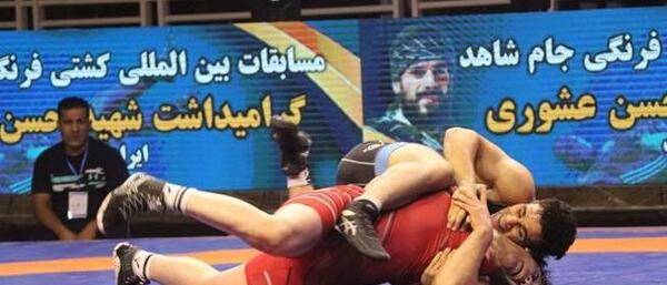 عکس امین طاهری کشتی گیر
