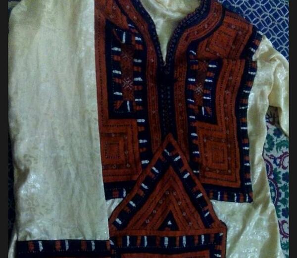 عکس بغل بند لباس بلوچی