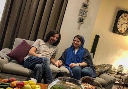 عکس مهسا ایرانی و همسرش