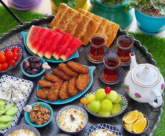 عکس بهترین سفره افطاری