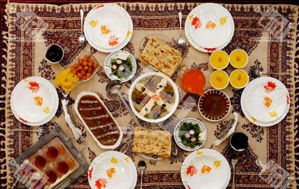 عکس سفره های افطاری زیبا