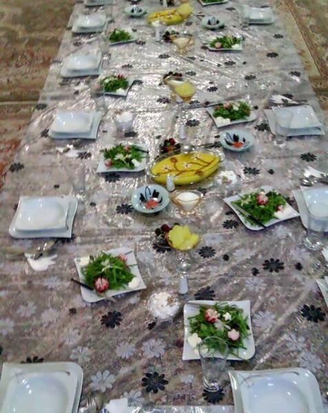 عکس سفره های افطاری زیبا